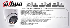 دوربین مداربسته داهوا Dahua-DH-IPC-HDW2239TP-AS-LED-S2