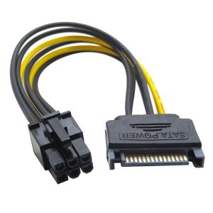 کابل تبدیل ساتا 15 پین به 6 پین PCI Express